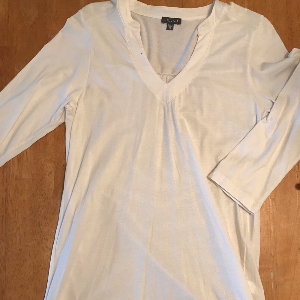 Lilla P shirt white size XS